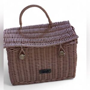 Olli Ella Rattan Casa Bag